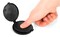 2000 Plus Fingerprint Ink Pad, 2" Diameter, Black Ink, Clean Non-Staining Ink for Fingerprints